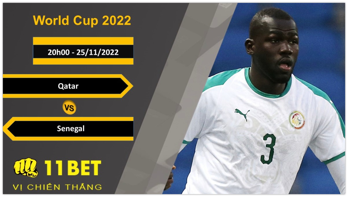 11BET Soi kèo Qatar vs Senegal, 20h00, 25/11/2022