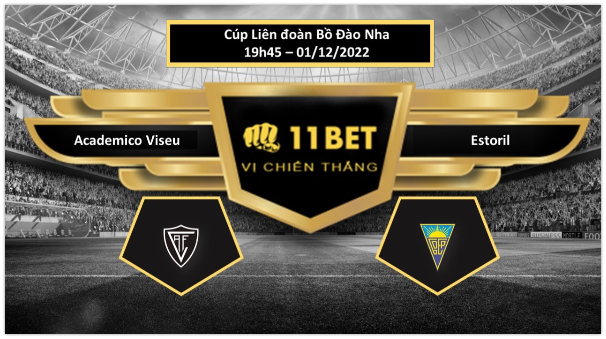 11BET Tip bóng đá   Academico Viseu vs Estoril, hôm nay 01/12/2022